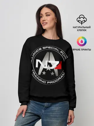 Женский свитшот / Mass Effect