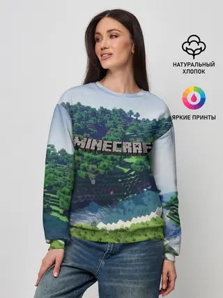 Женский свитшот / Minecraft