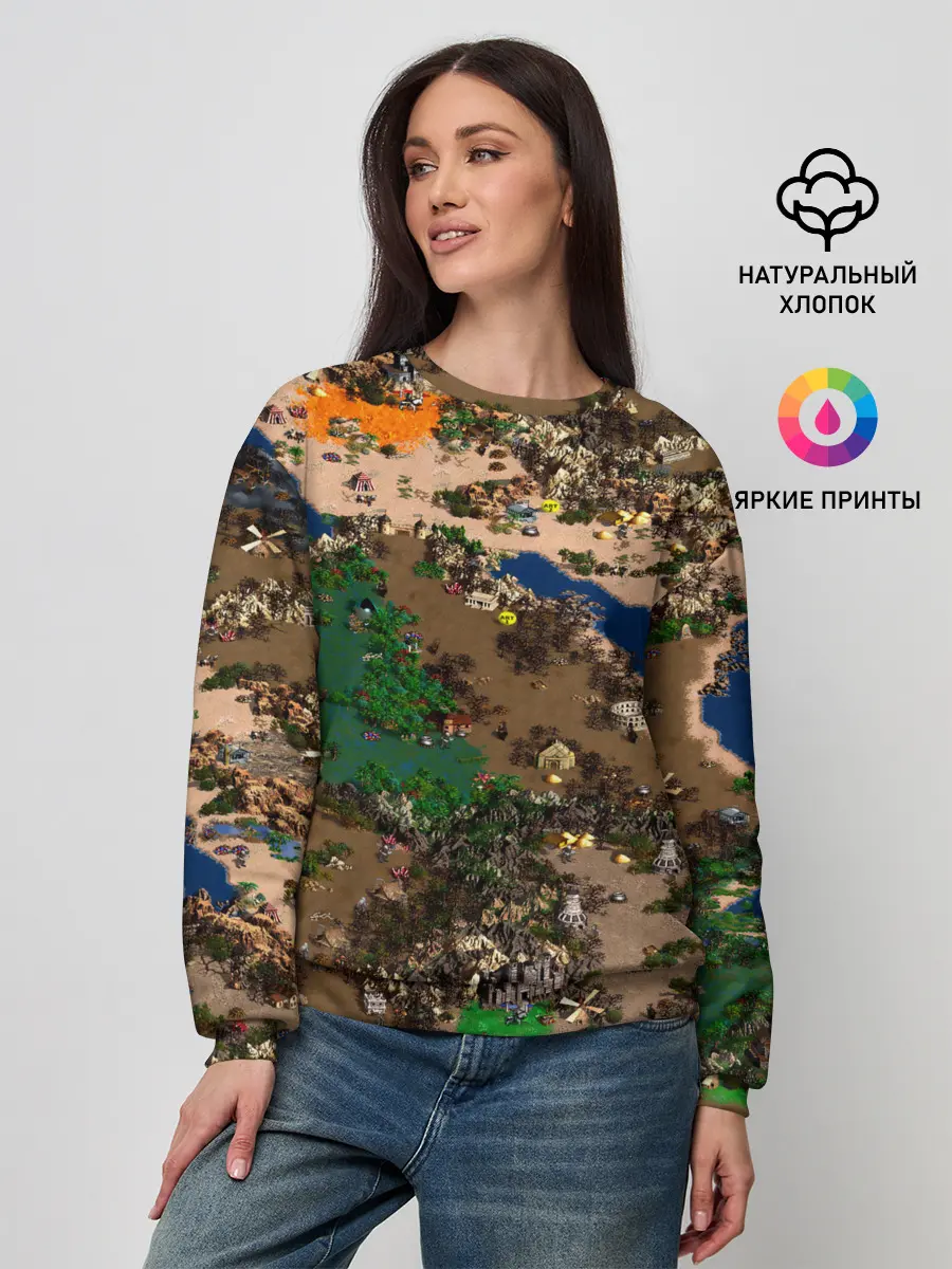 Женский свитшот / Heroes style HD