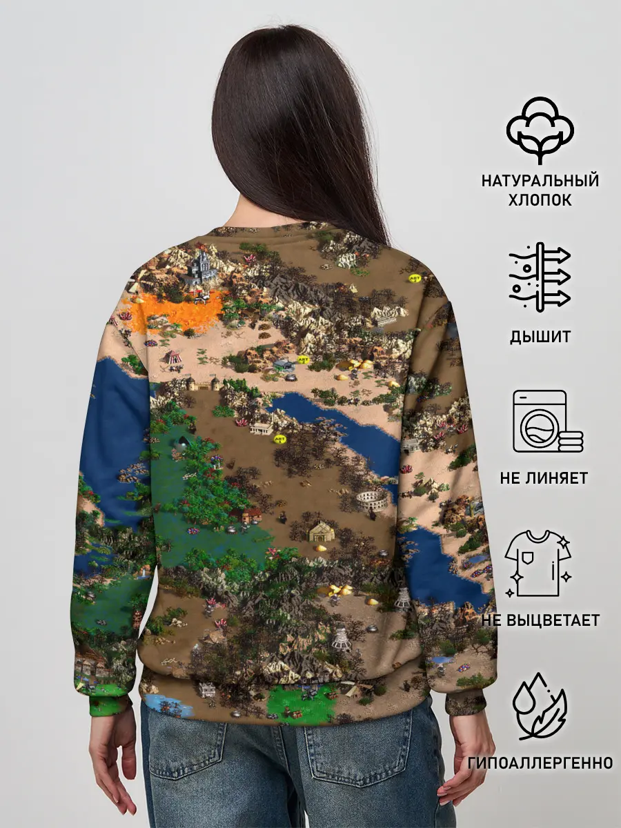 Женский свитшот / Heroes style HD