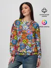 Женский свитшот / ЛОГОТИПЫ ФУТБОЛЬНЫХ КОМАНД