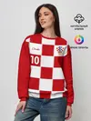Женский свитшот / Лука Модрич, Сборная Хорватии