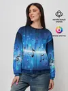 Женский свитшот / Абстракция музыка