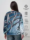 Женский свитшот / Металлические ноты
