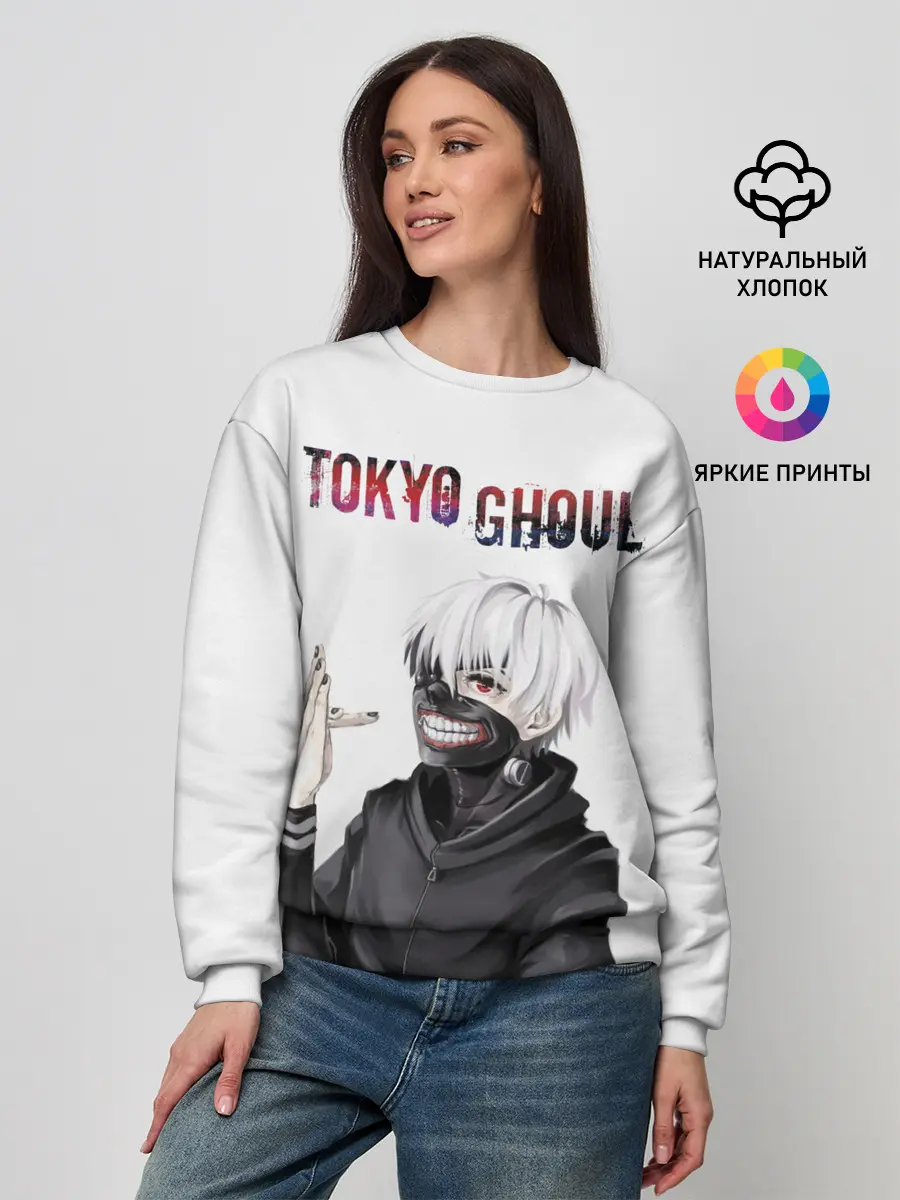 Женский свитшот / Kaneki Ken в профиль