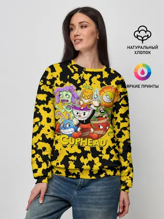 Женский свитшот / Cuphead