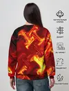 Женский свитшот / Огненная лава