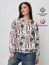 Женский свитшот / BTS Collage