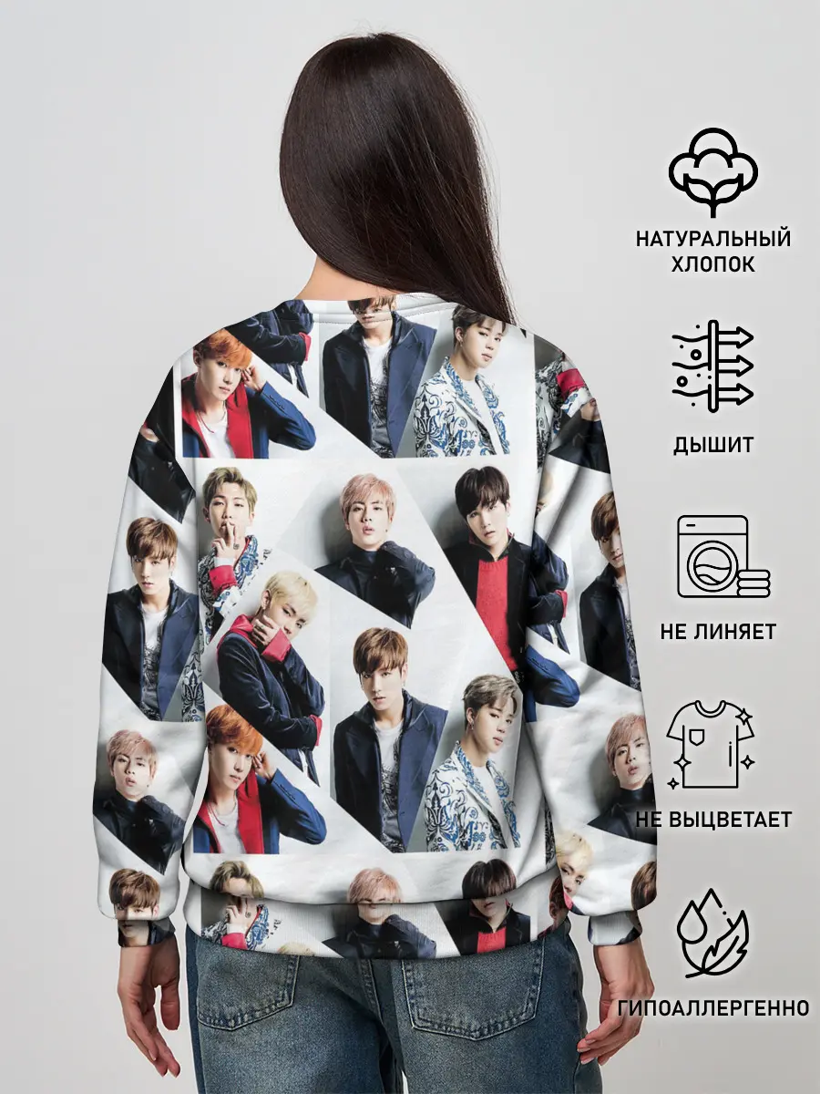 Женский свитшот / BTS COLLAGE