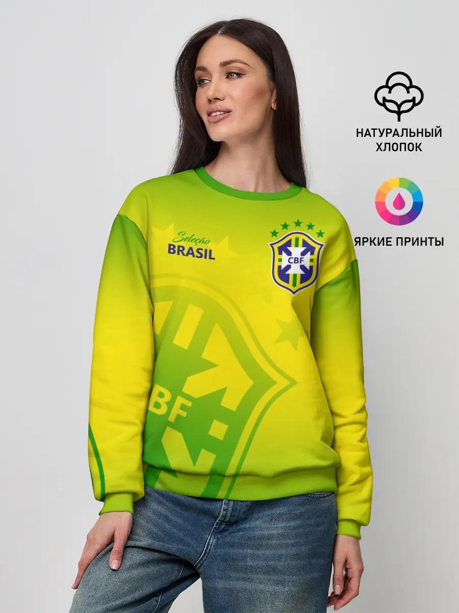 Женский свитшот / Бразилия