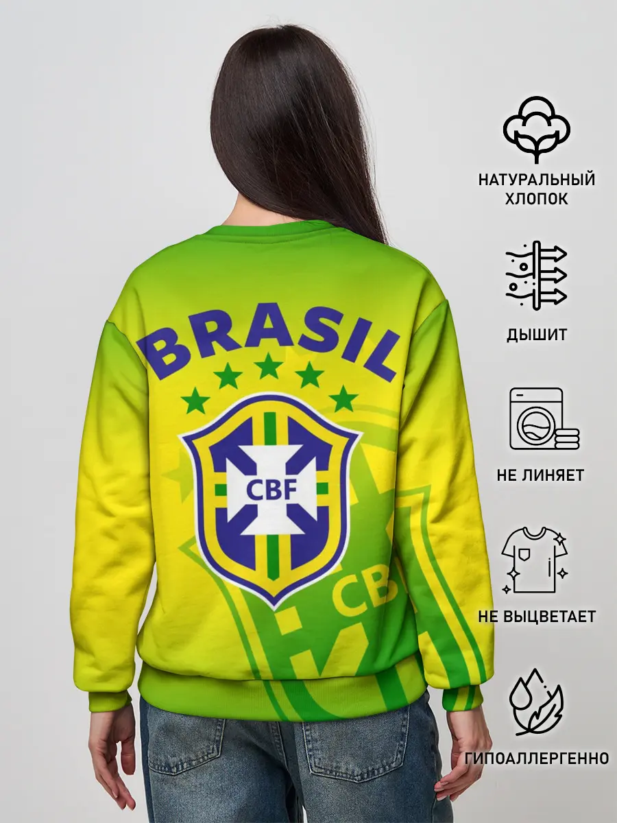 Женский свитшот / Бразилия