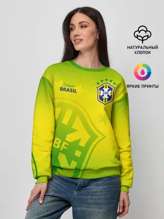 Женский свитшот / Бразилия