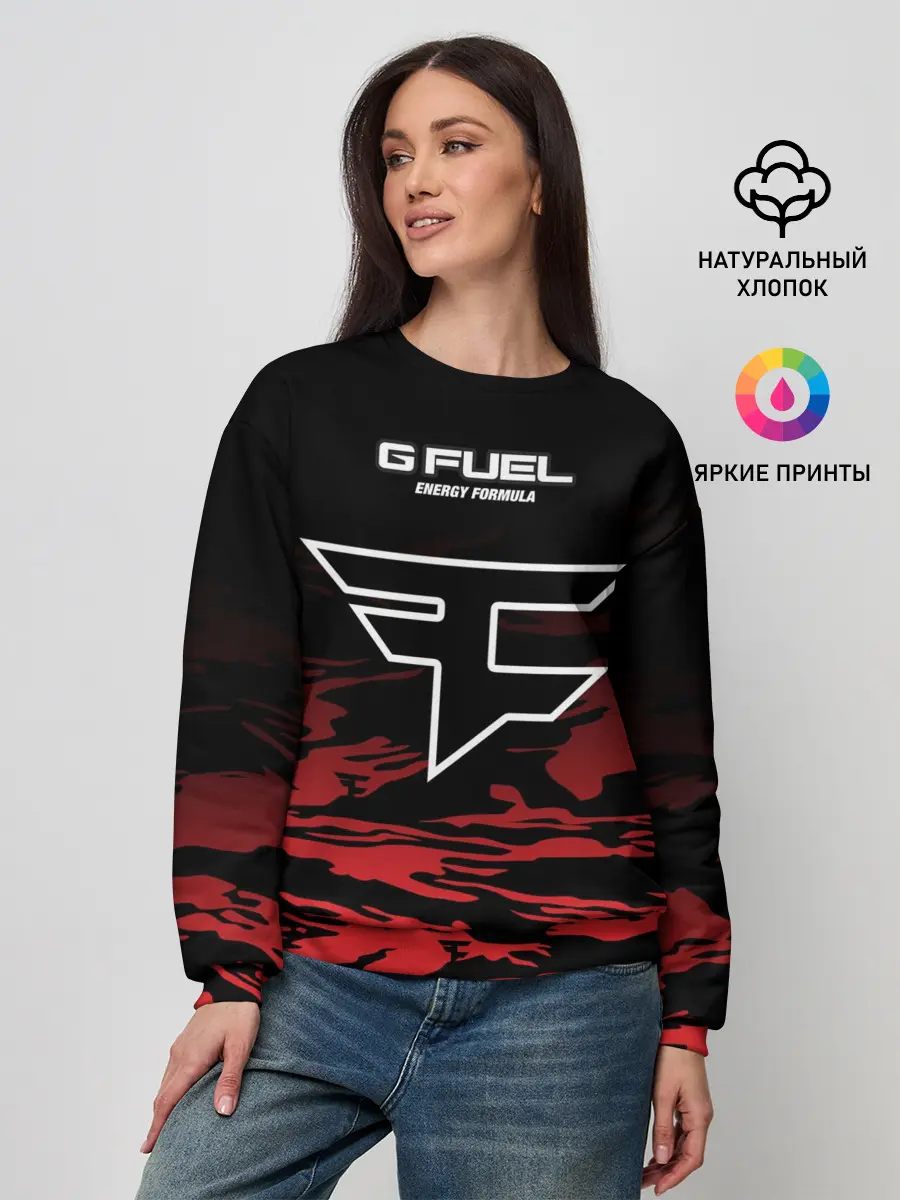 Женский свитшот / Faze clan - Jersey pro 2019