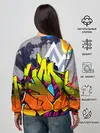 Женский свитшот / НЕОНОВОЕ ГРАФФИТИ