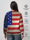 Женский свитшот / Американский флаг