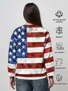 Женский свитшот / США ФЛАГ