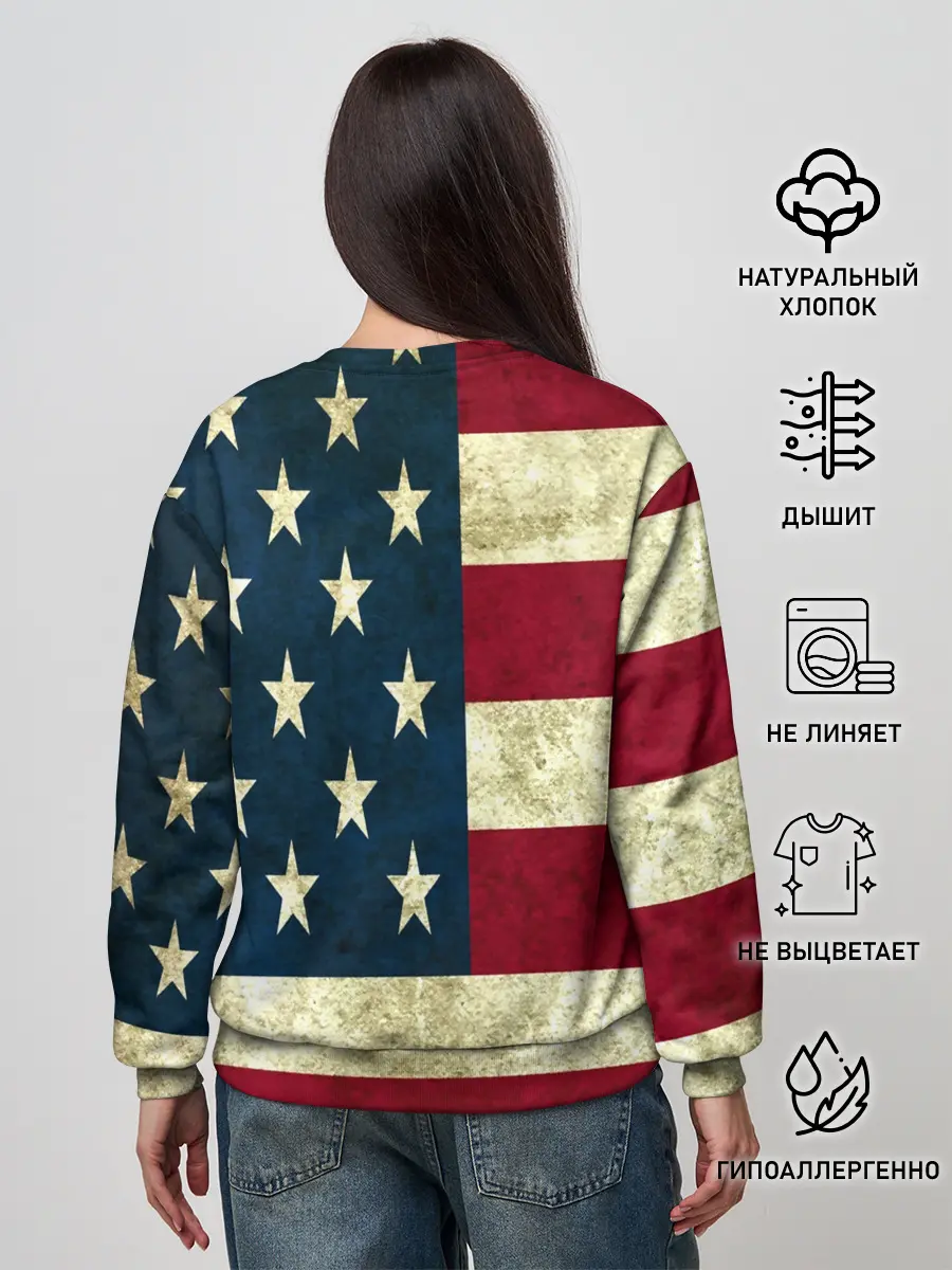Женский свитшот / usa collection 2019