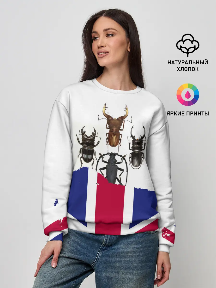Женский свитшот / Жуки