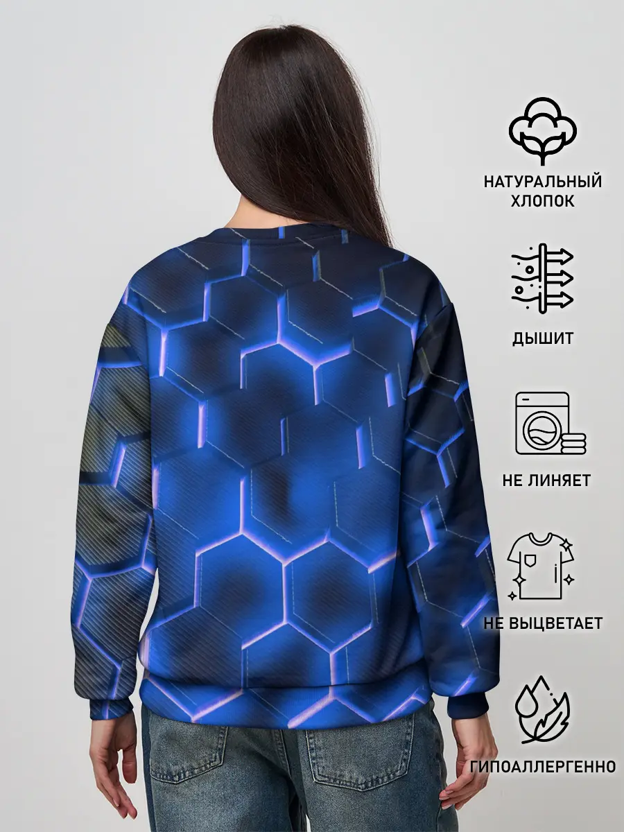 Женский свитшот / НЕОНОВАЯ БРОНЯ