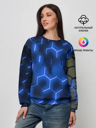 Женский свитшот / НЕОНОВАЯ БРОНЯ