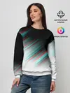 Женский свитшот / GLITCH STRIPES