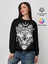 Женский свитшот / Ацтекский волк