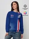 Женский свитшот / Сборная Исландии
