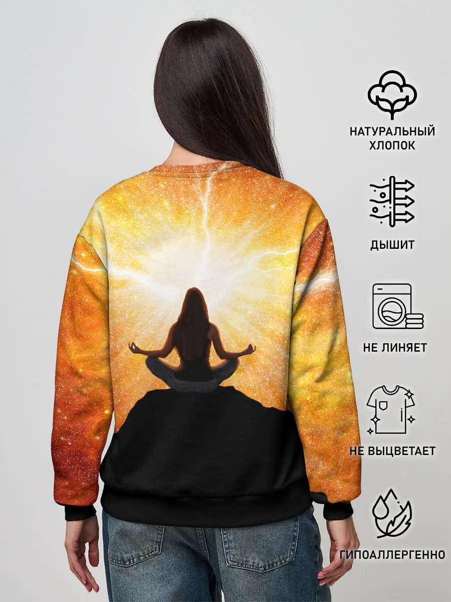 Женский свитшот / International Yoga Day