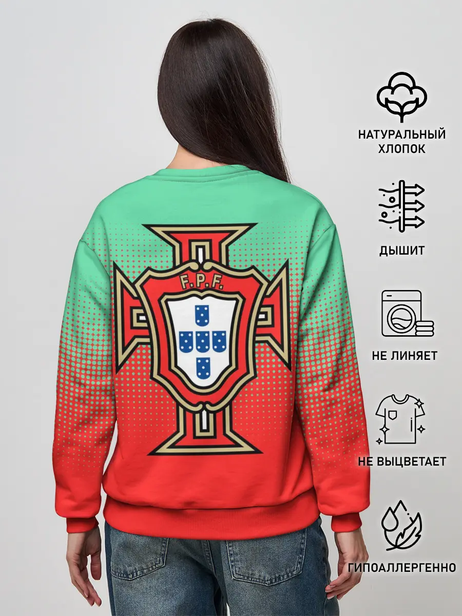Женский свитшот / Сборная Португалии