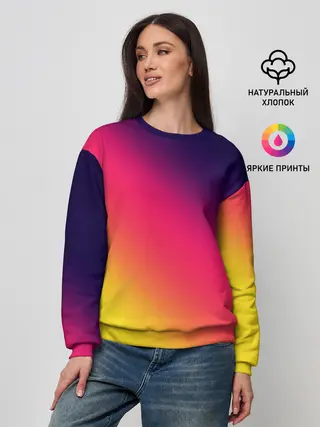 Женский свитшот / Градиент
