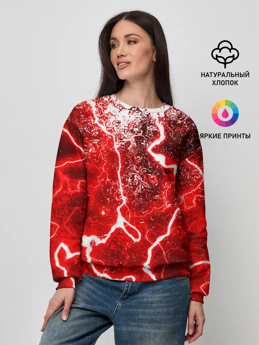 Женский свитшот / БРЫЗГИ КРАСОК