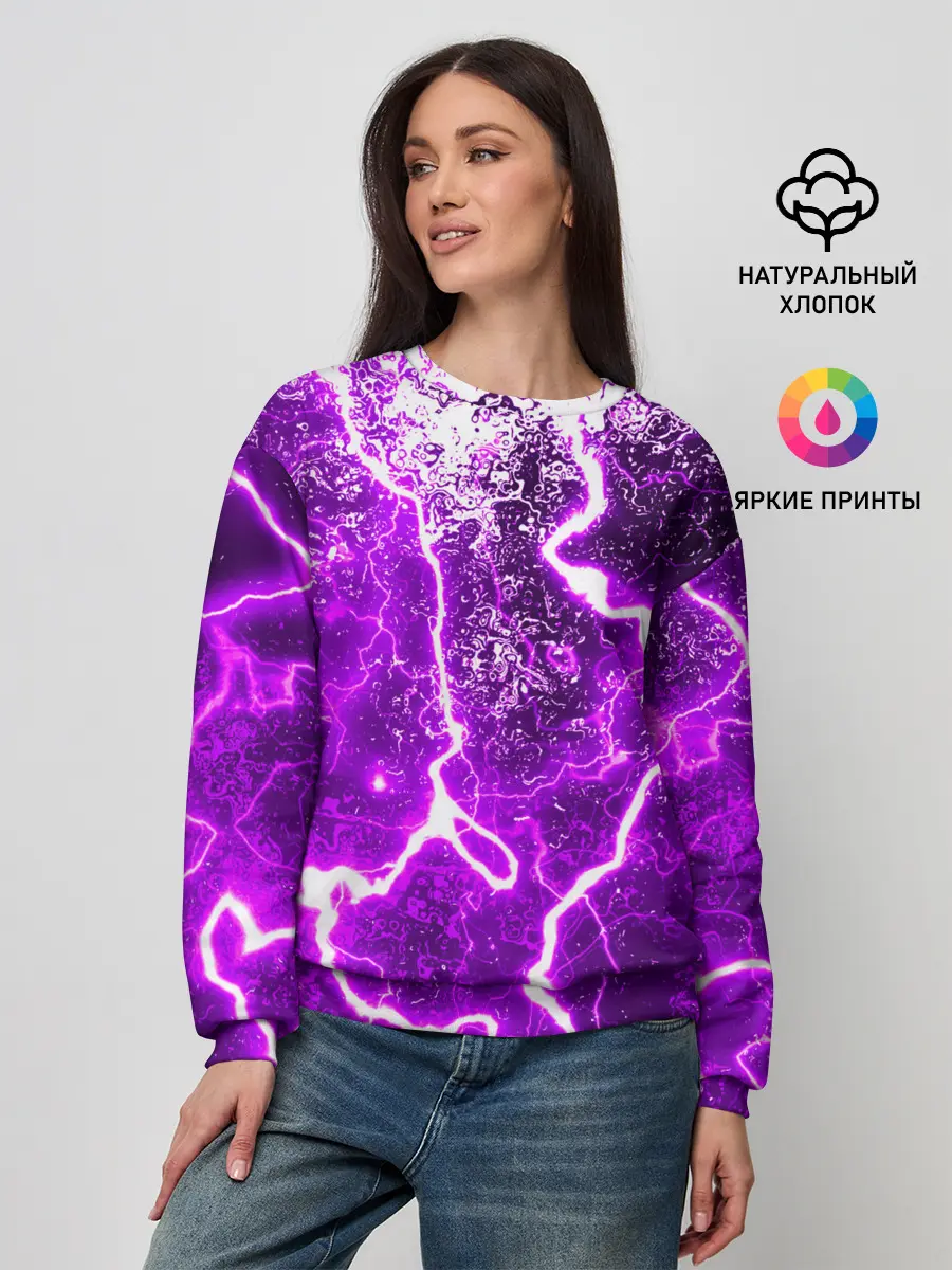 Женский свитшот / НЕОНОВЫЙ STORM