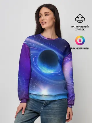 Женский свитшот / Космос
