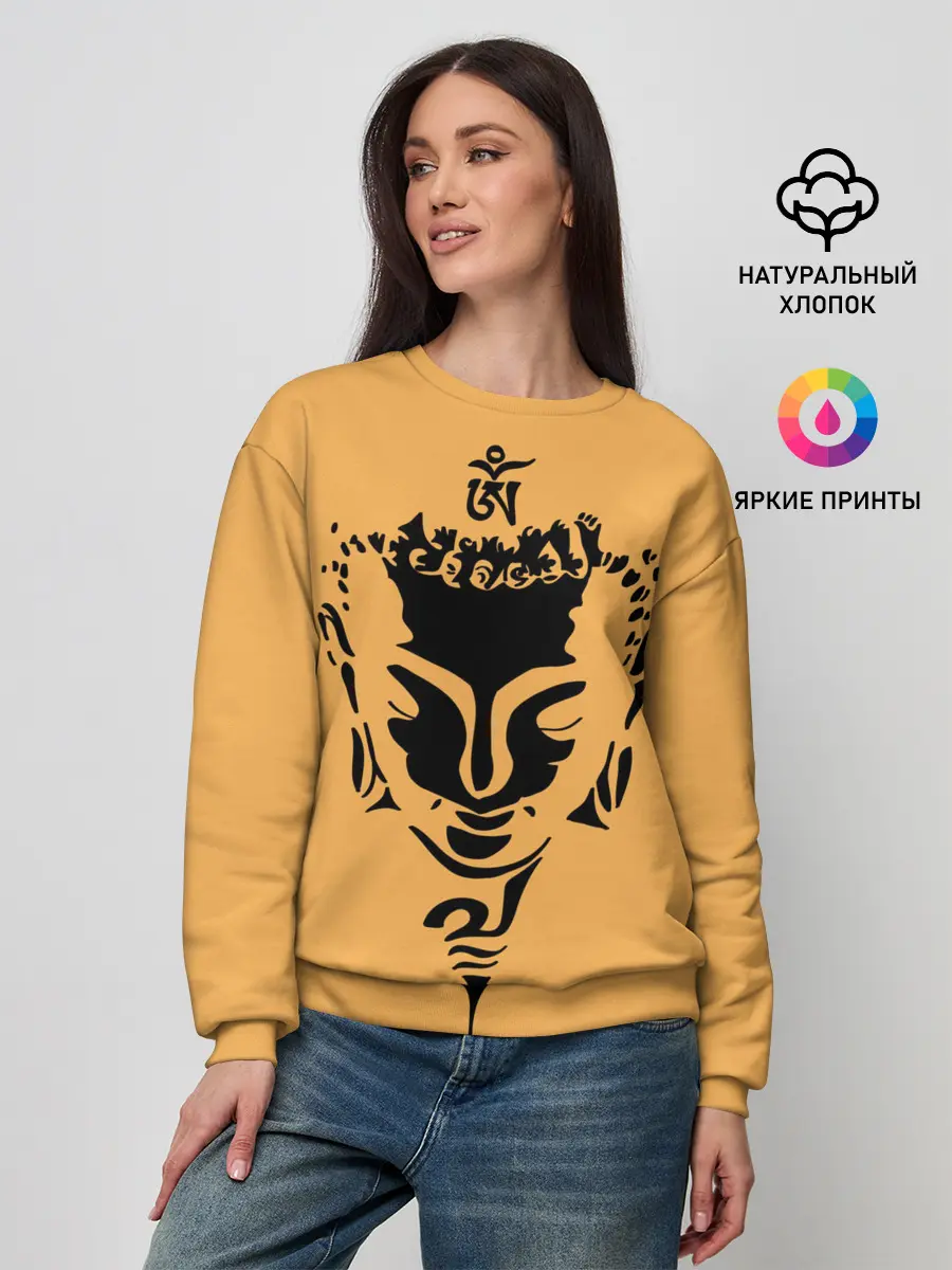 Женский свитшот / Будда