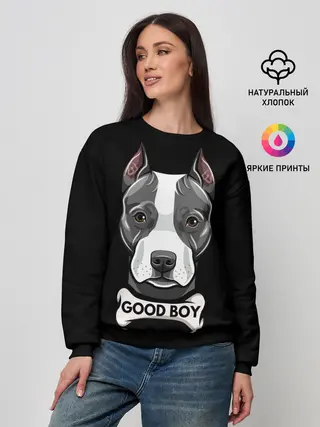 Женский свитшот / Стаффордширский терьер
