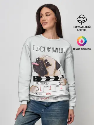 Женский свитшот / I direct my own life