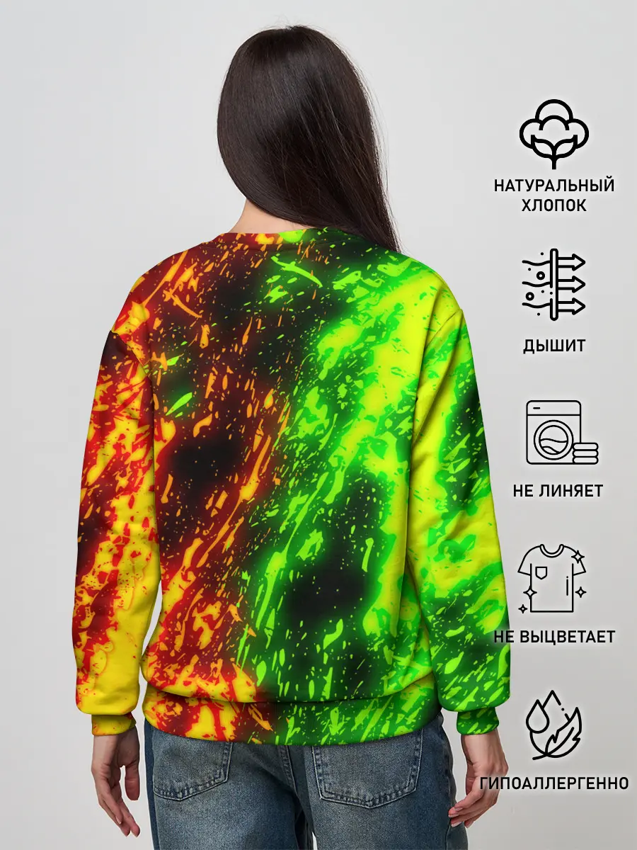 Женский свитшот / TOXIC FLAME