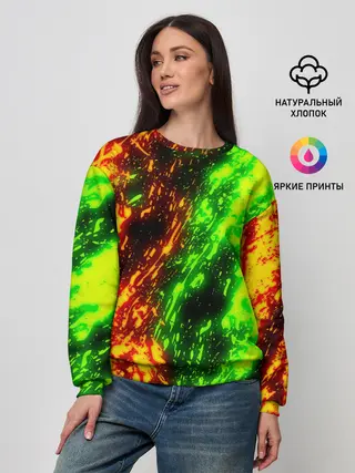 Женский свитшот / TOXIC FLAME