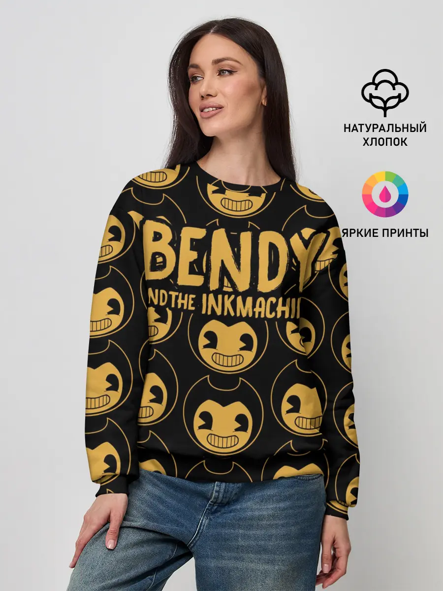 Женский свитшот / Bendy And The Ink Machine