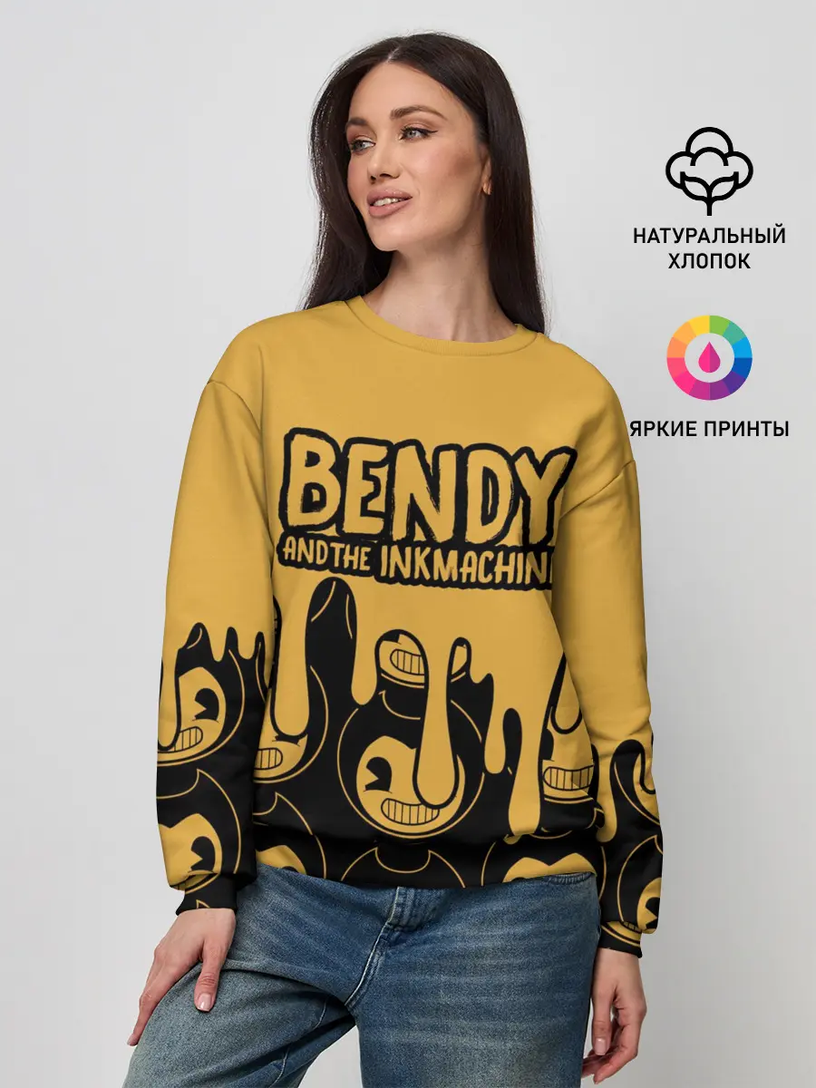 Женский свитшот / Bendy And The Ink Machine
