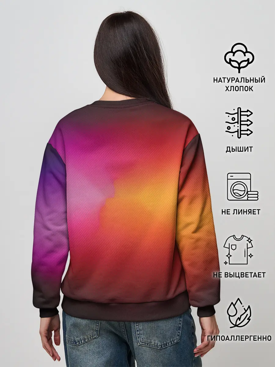 Женский свитшот / Прозрачный Чаризард