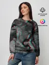 Женский свитшот / МОЛНИИ GLITCH