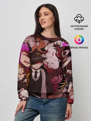 Женский свитшот / danganronpa perso