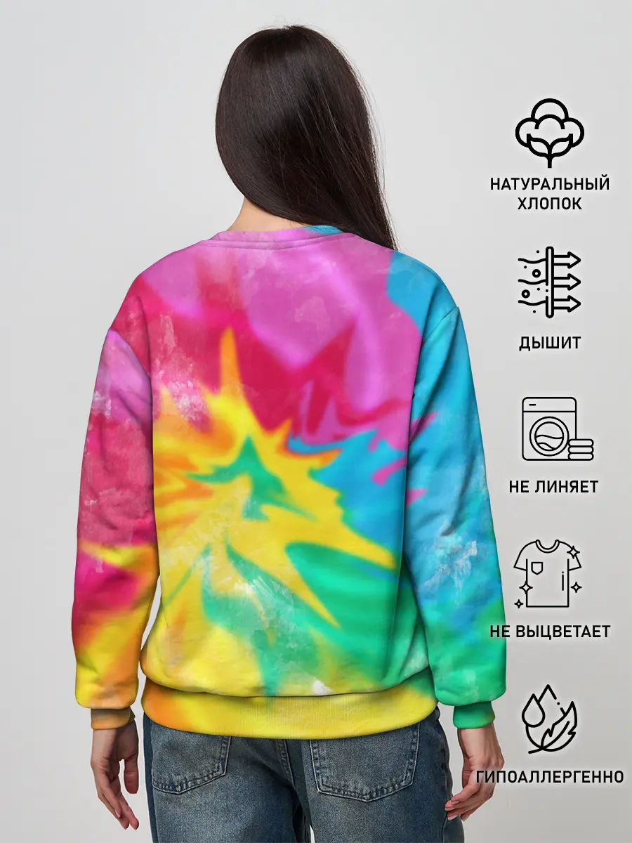 Женский свитшот / Tie-Dye