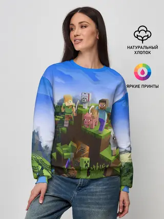 Женский свитшот / MINECRAFT