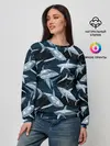Женский свитшот / Акулы