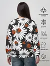 Женский свитшот / Божьи коровки на ромашках