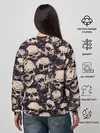 Женский свитшот / Черепа