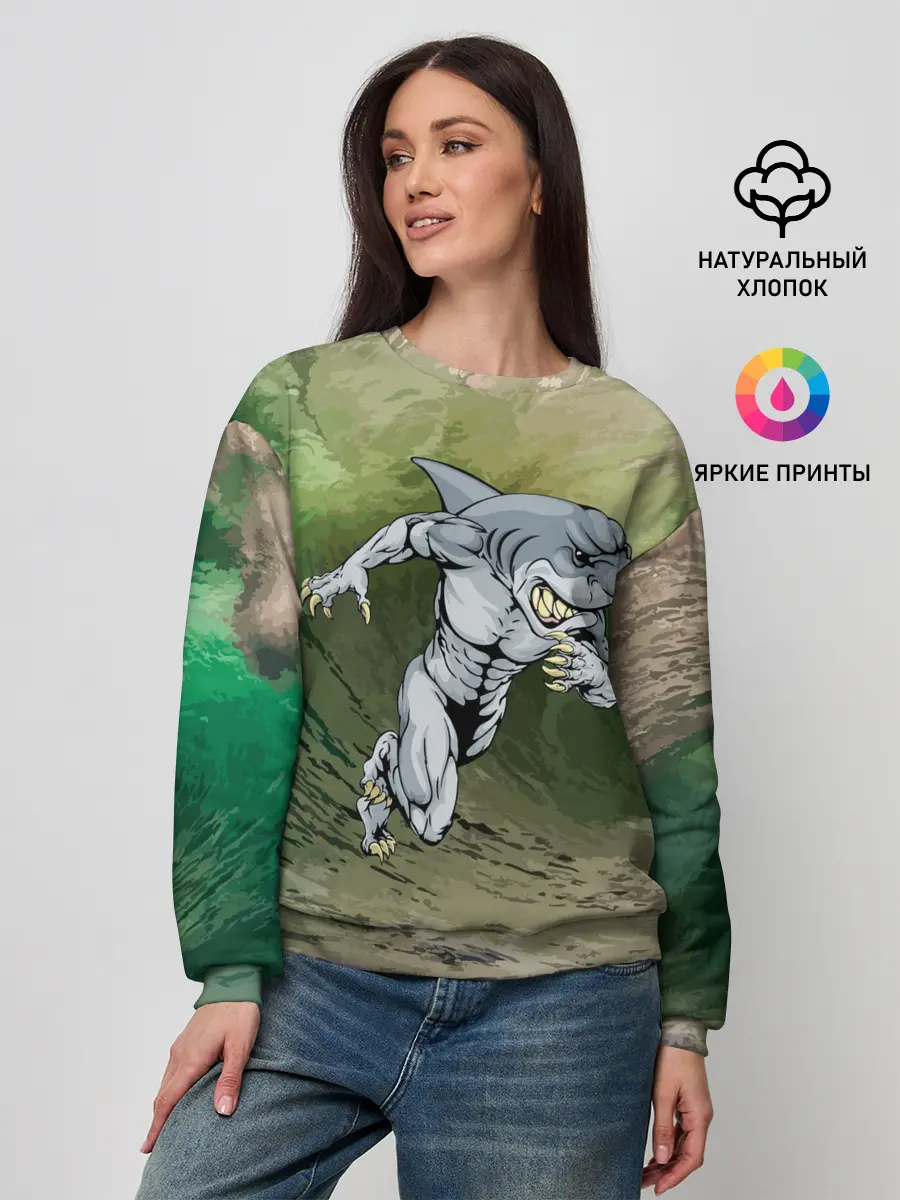 Женский свитшот / Great White