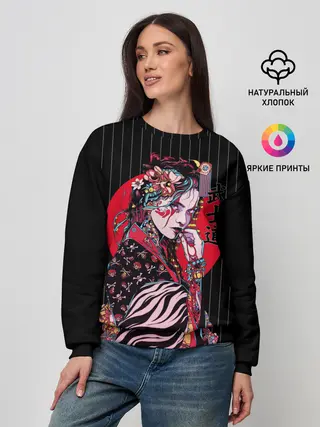 Женский свитшот / Гейша
